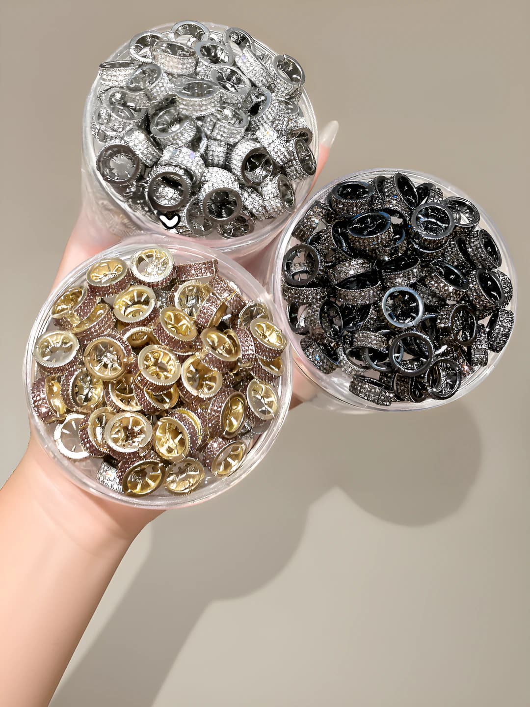 Women's silver metal and rhinestone hair clips, for kids, cute and playful style