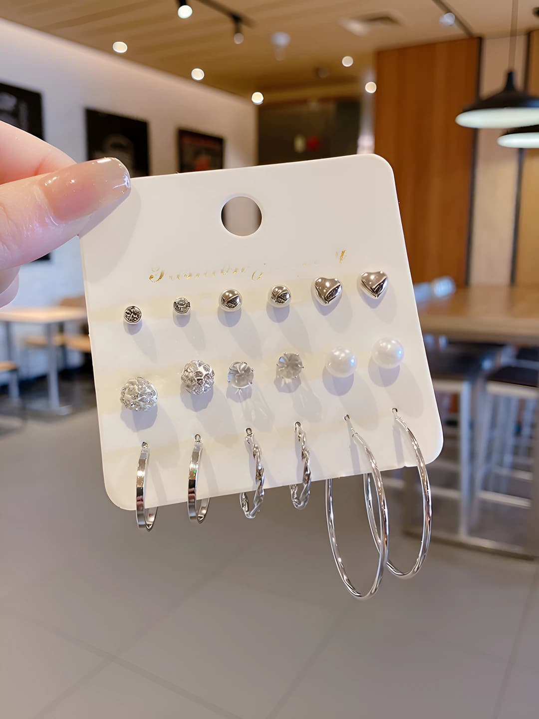 9-piece set, small hoops