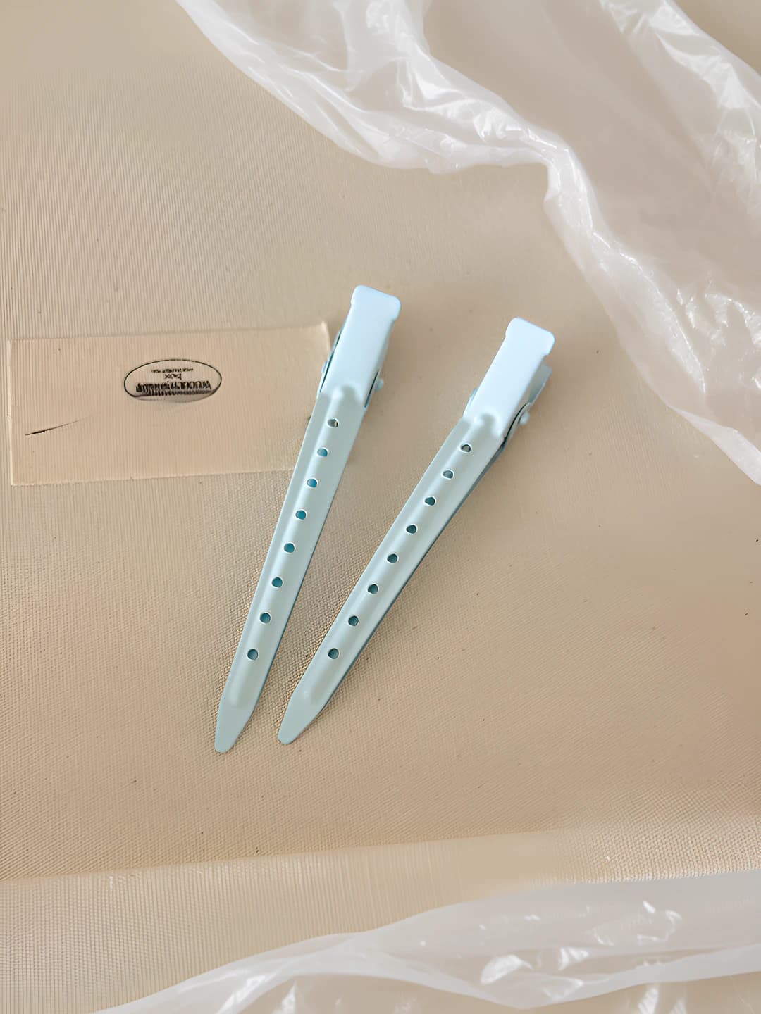 Light blue clip 2 pcs
