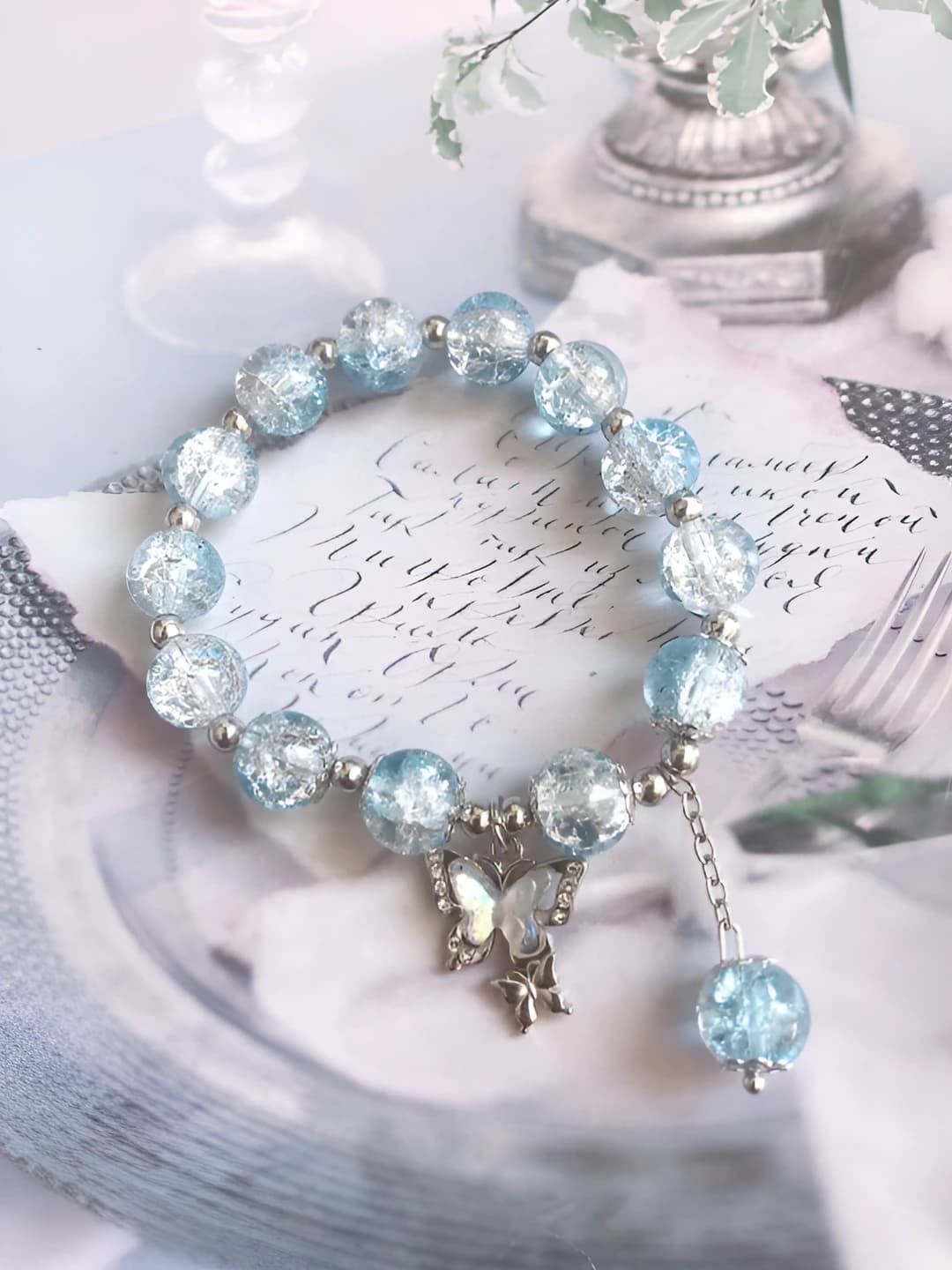 Butterfly light blue