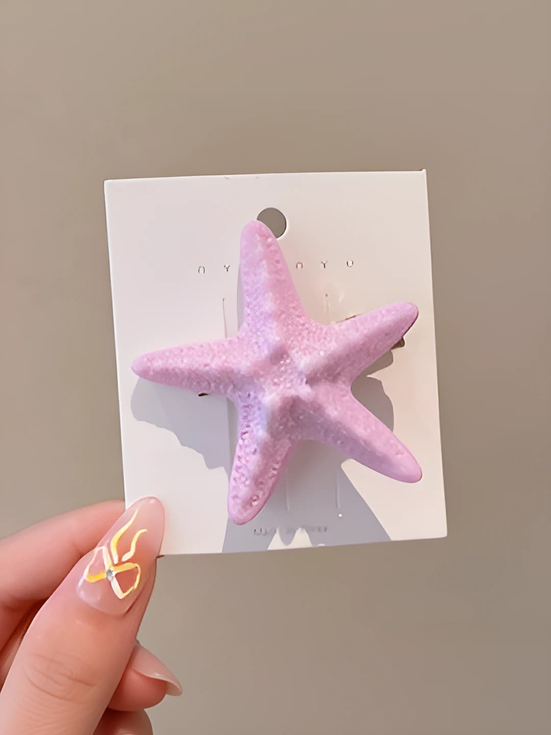2# Starfish, purple, 5.5 cm