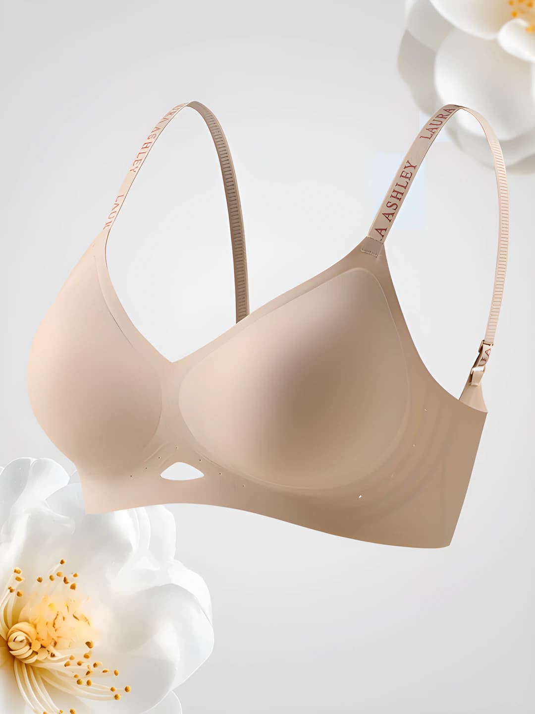 Women's seamless bra, breathable, soft support, 3/4 cup, push-up and lift