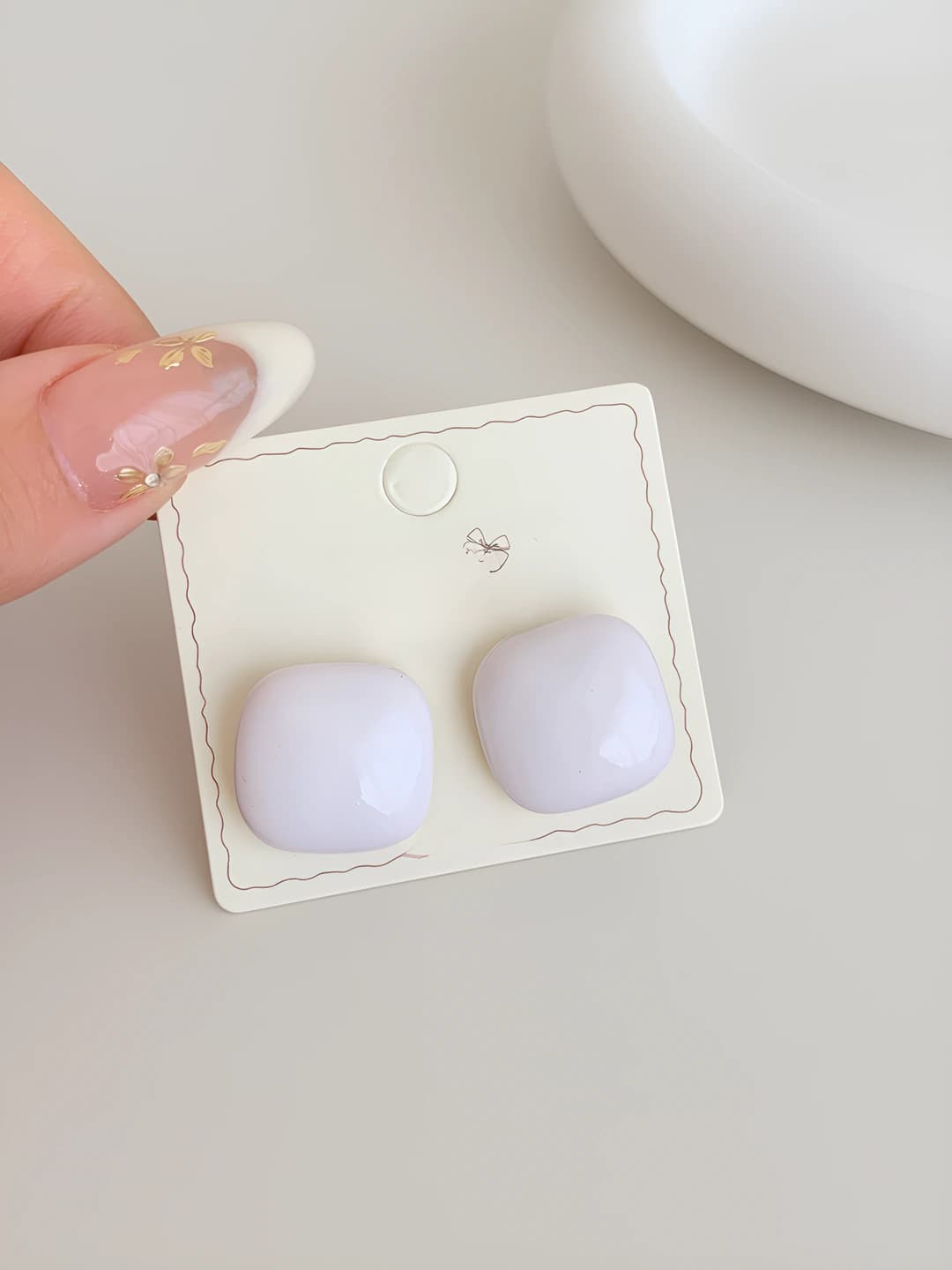 White square