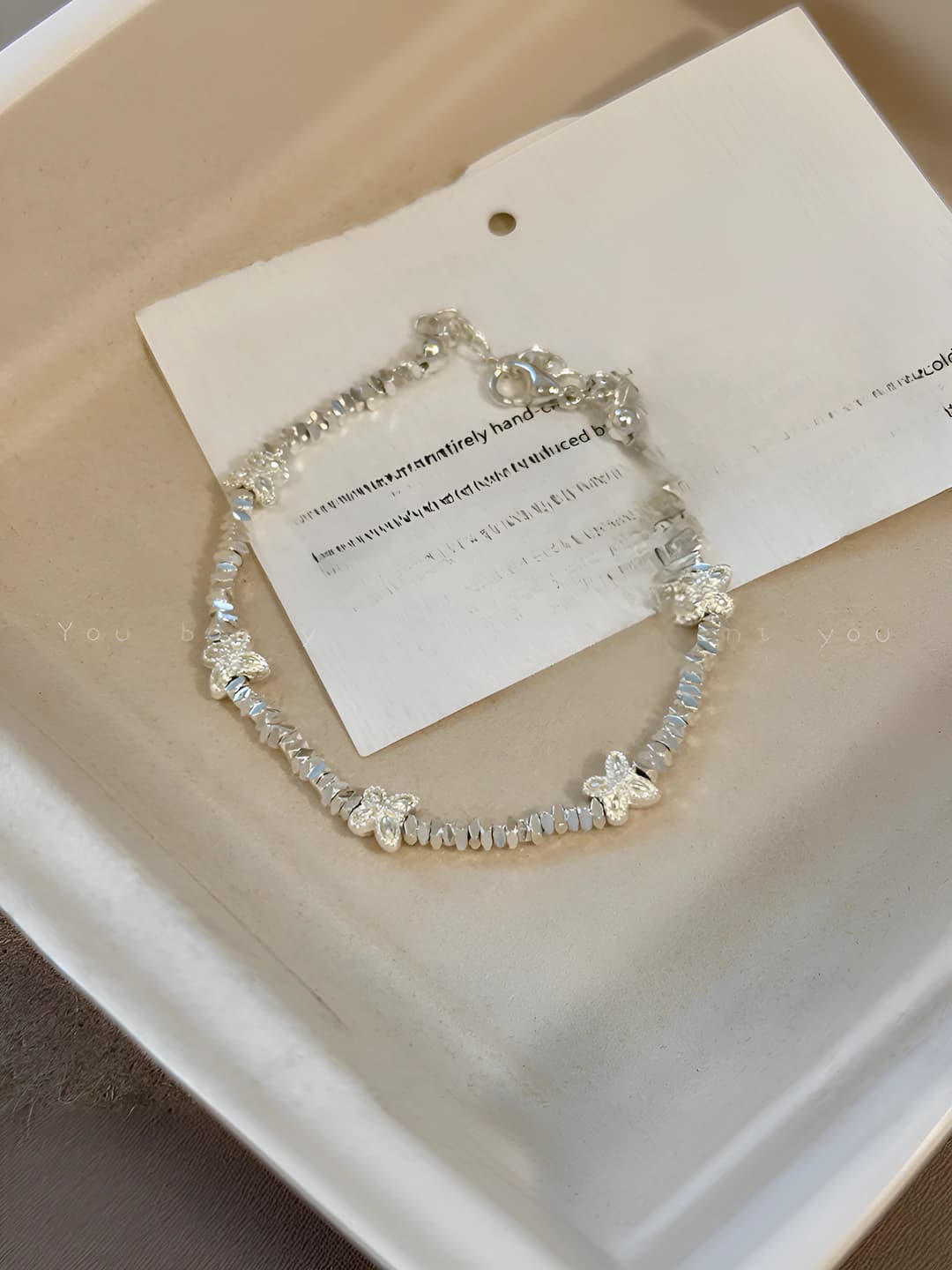 Silver butterflies