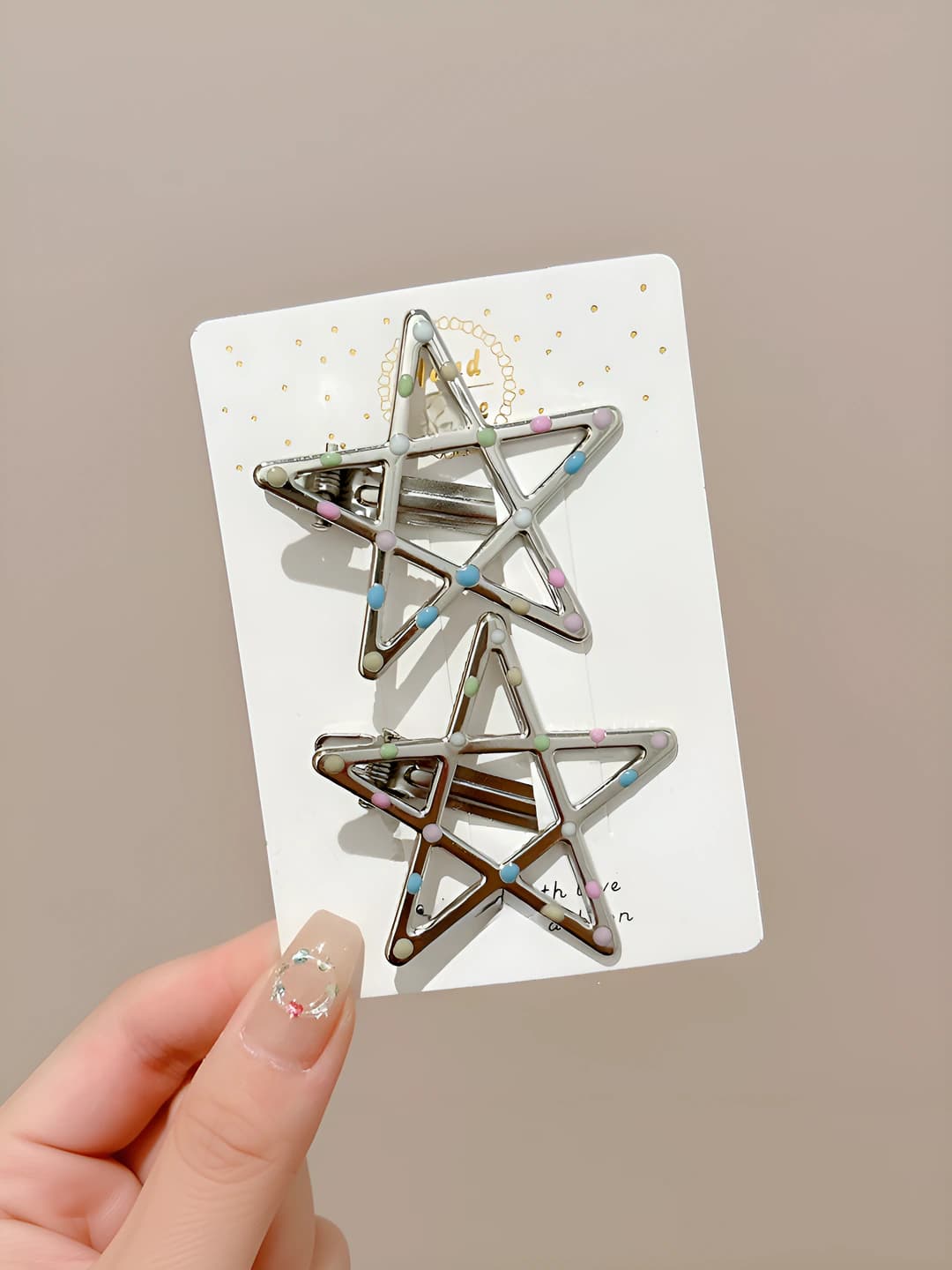 4# Cut-out star, 2 pcs