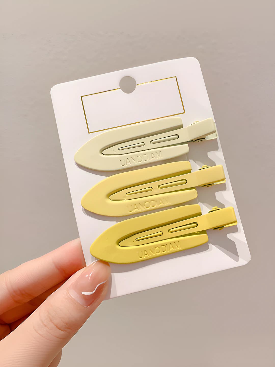 1# Yellow - 3 pcs, 7 cm