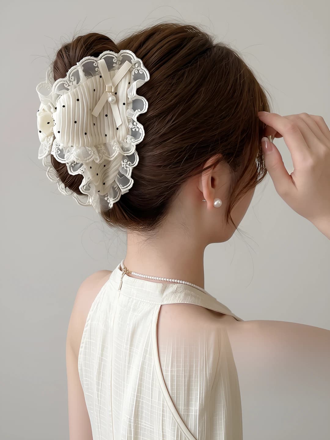 4# Tulle triangle clip ~13 cm