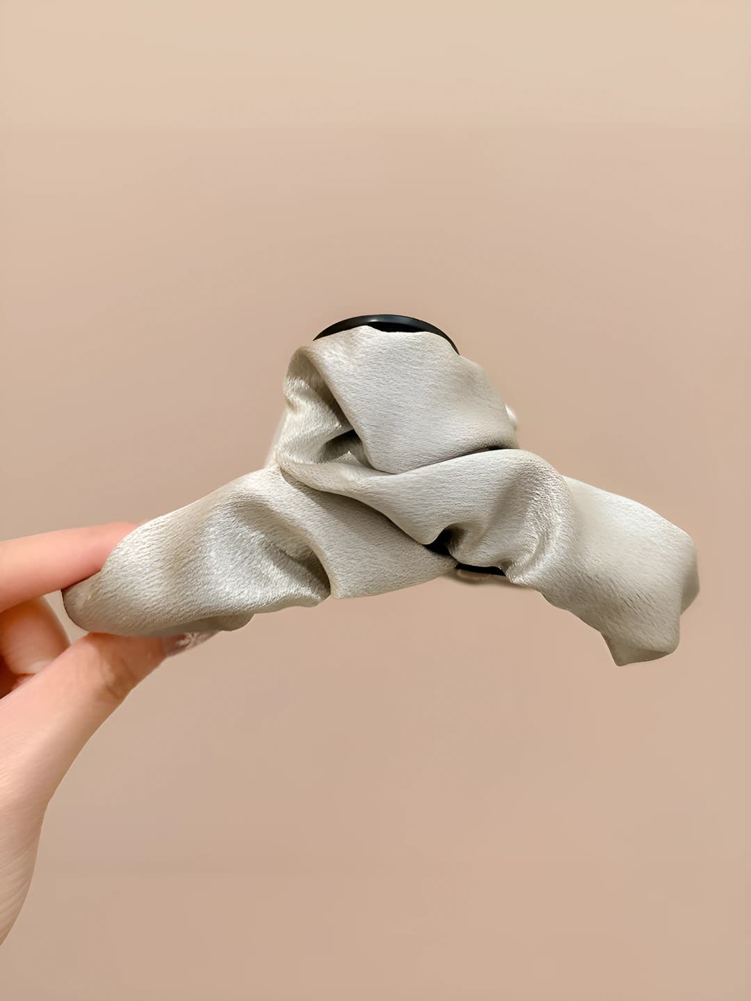 3# Серо-зелёный складчатый облако зажим 13cm
