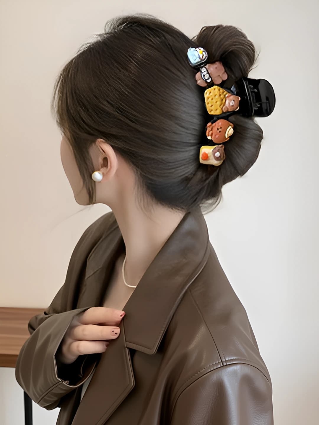 Cheese bear, black 10.5 cm