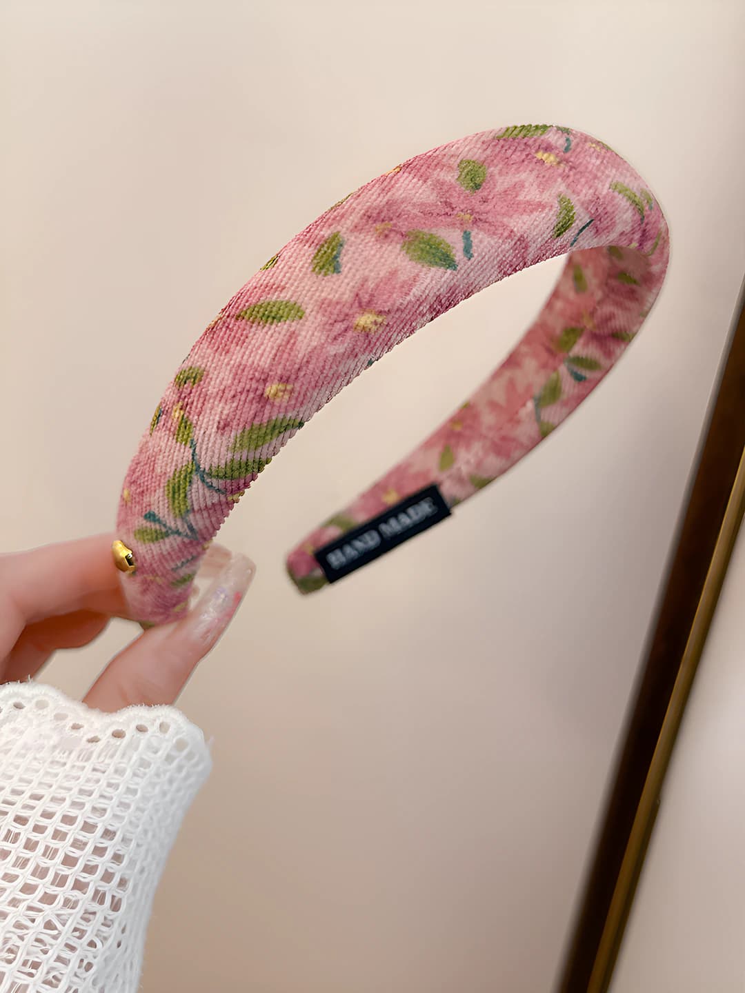Pink headband