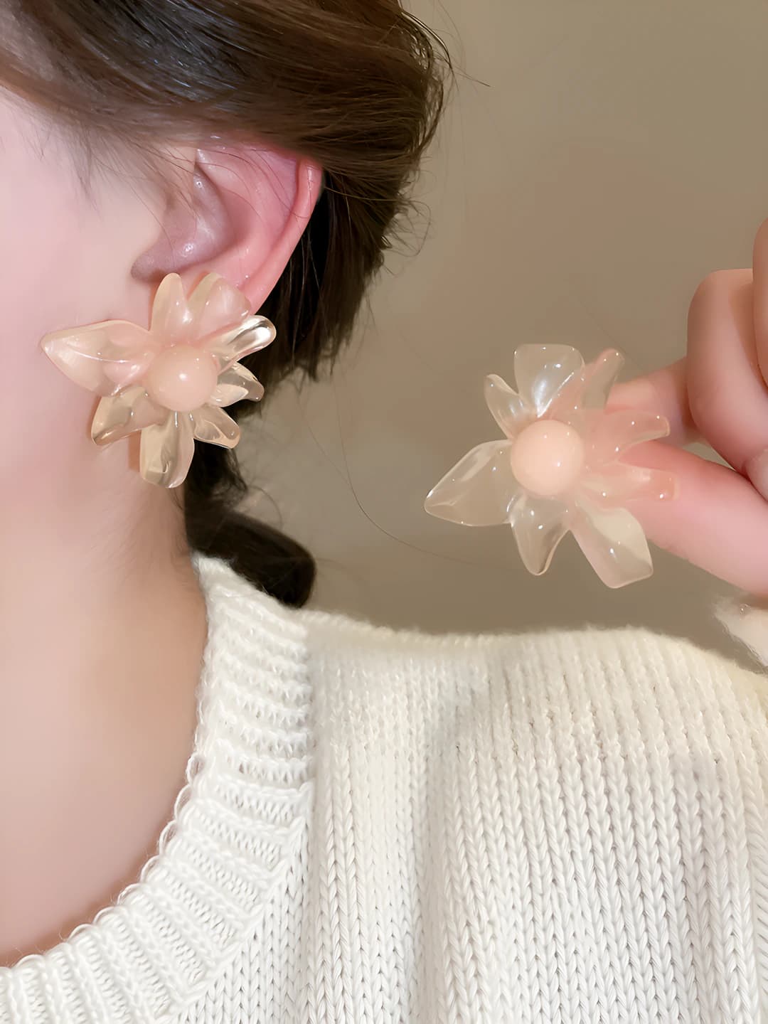 56# Silver - Pink flower