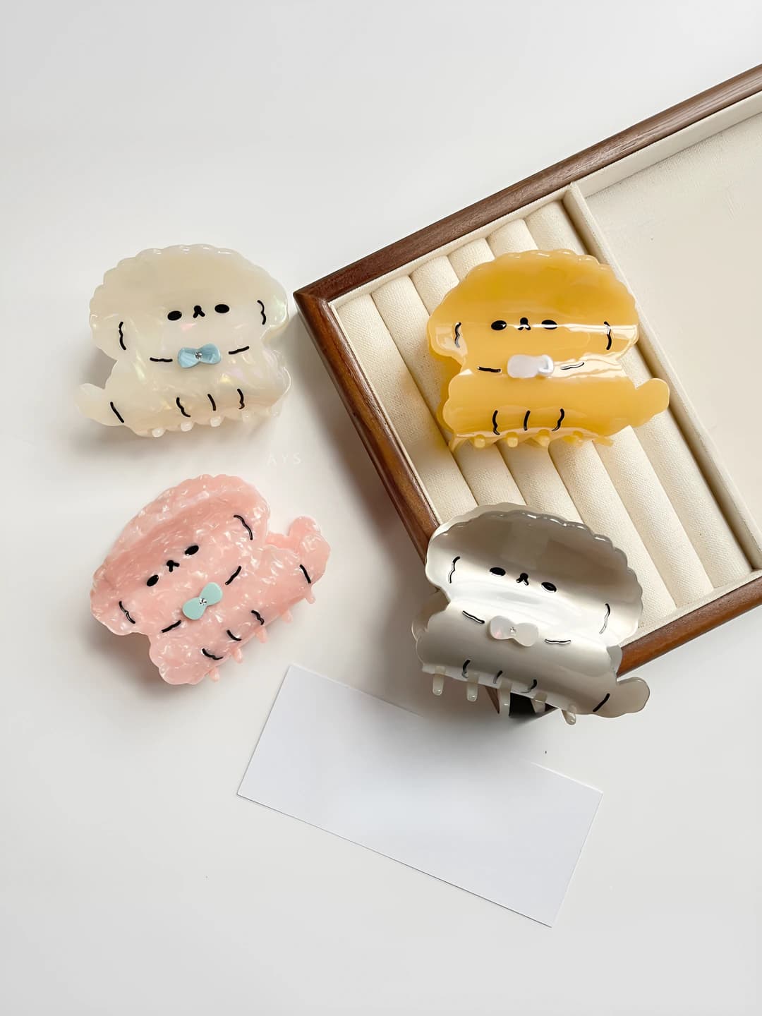 Women's hair clips and combs: Korean style, geometric design element, acetate material, handmade, 2026 new arrival