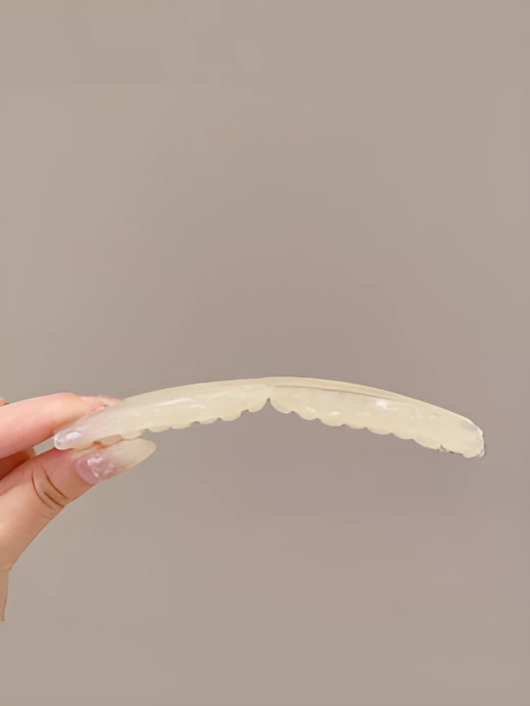 1# Clear, crisscross 12.5 cm