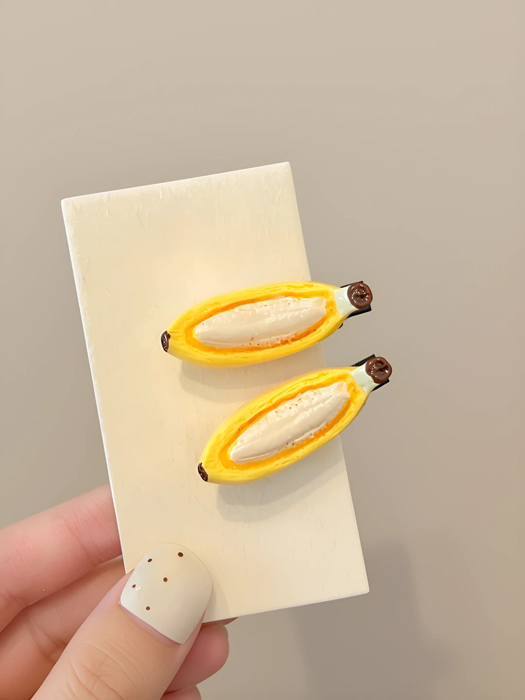 Banana hair clip 2 pcs