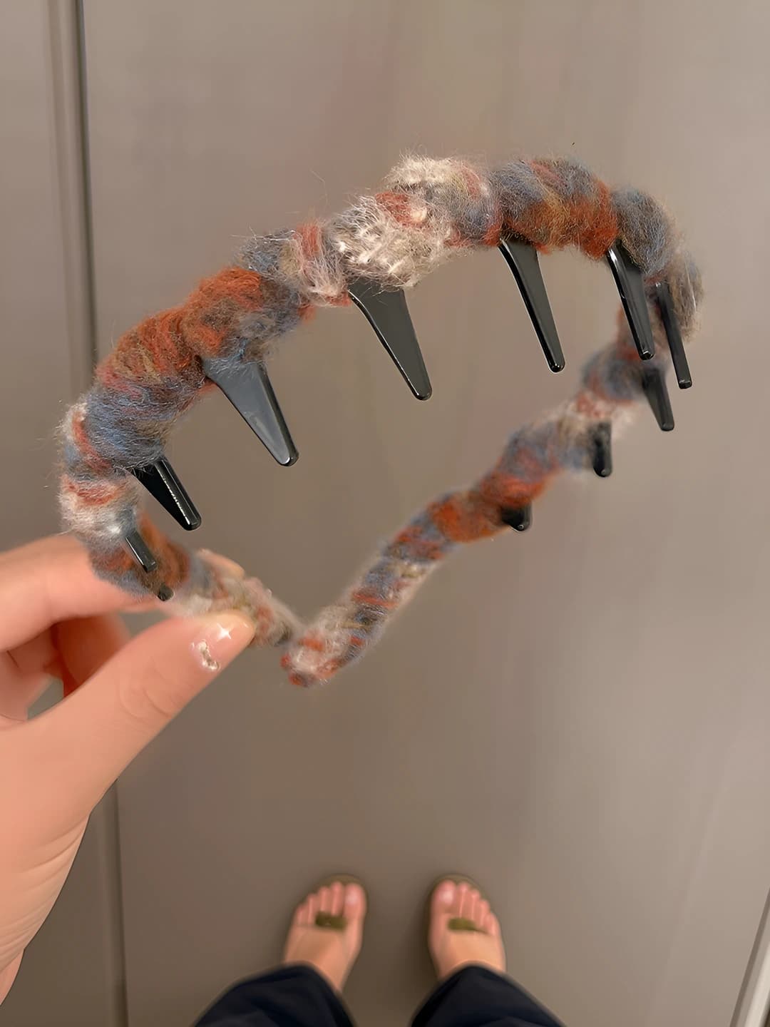 Blue-orange cord