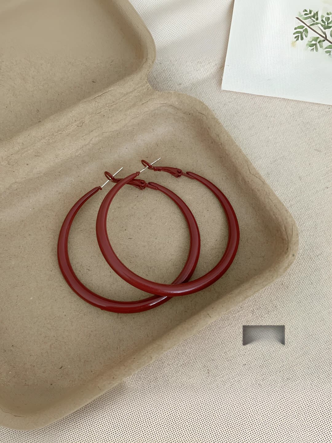 Ankara red hoop 5 cm