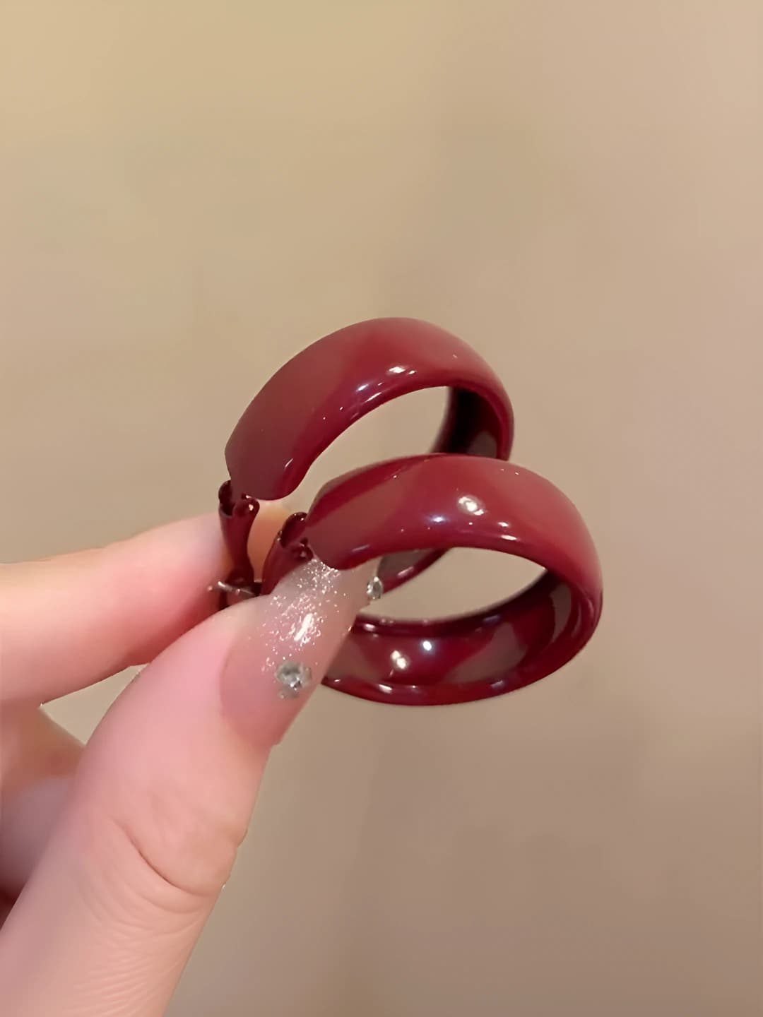 1# Ankor red hoop 3cm