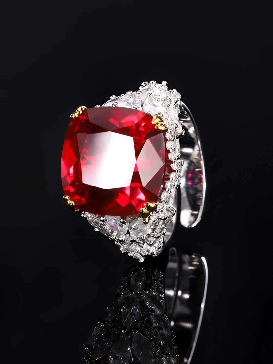 Red ruby ring