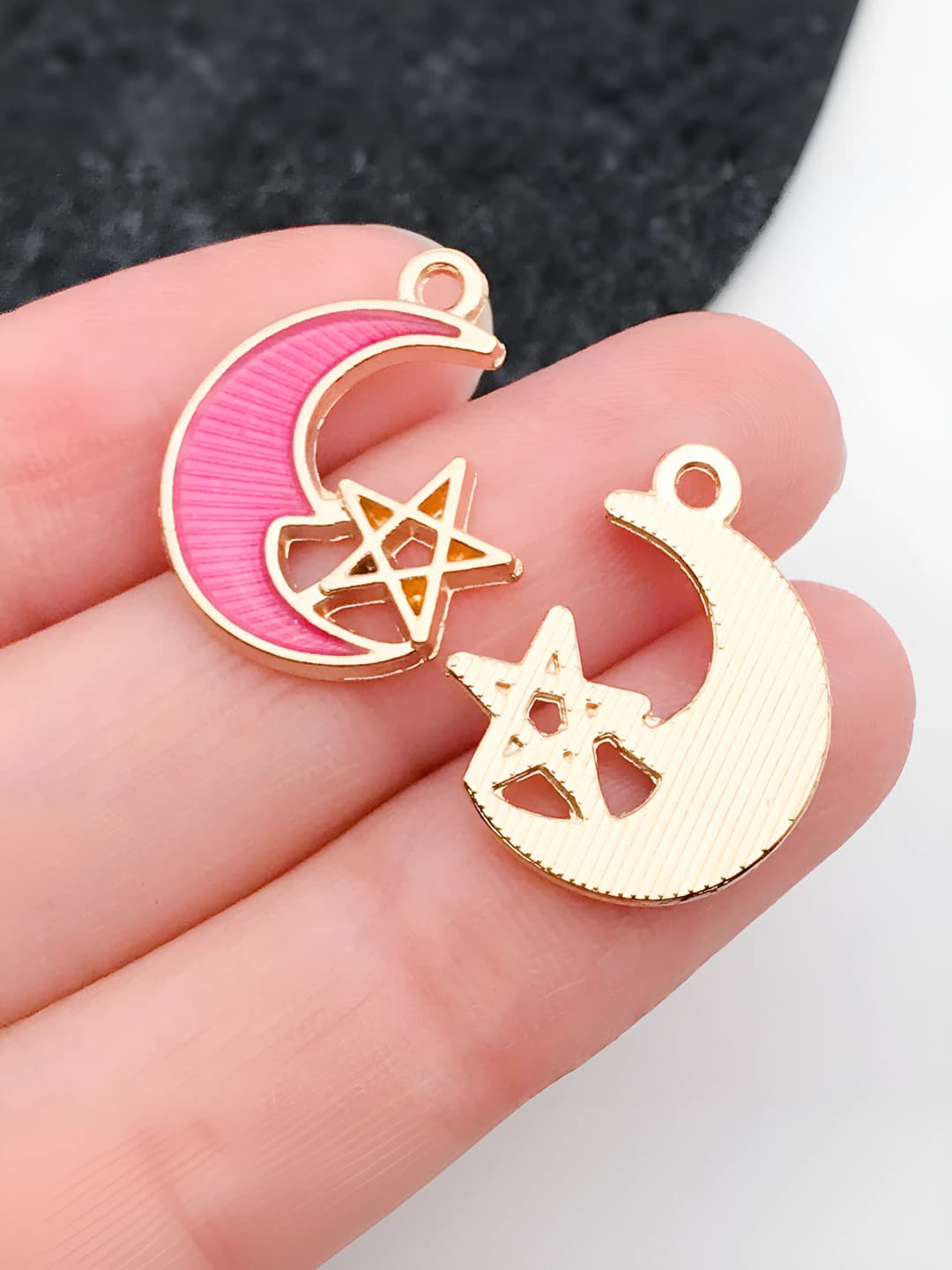 1 ta malina eningli yulduz oy 16x19mm