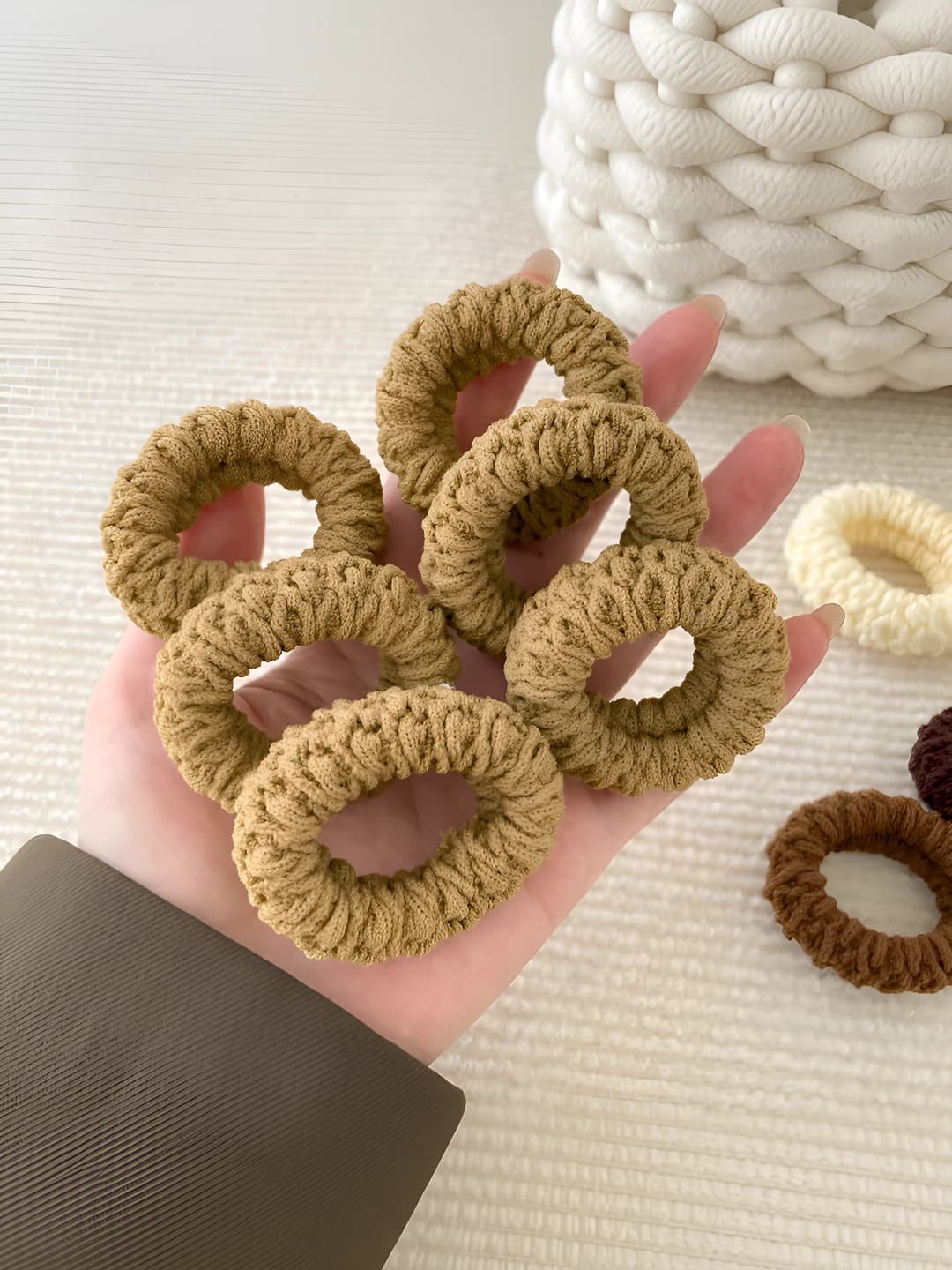 Khaki, 6 pcs, jar