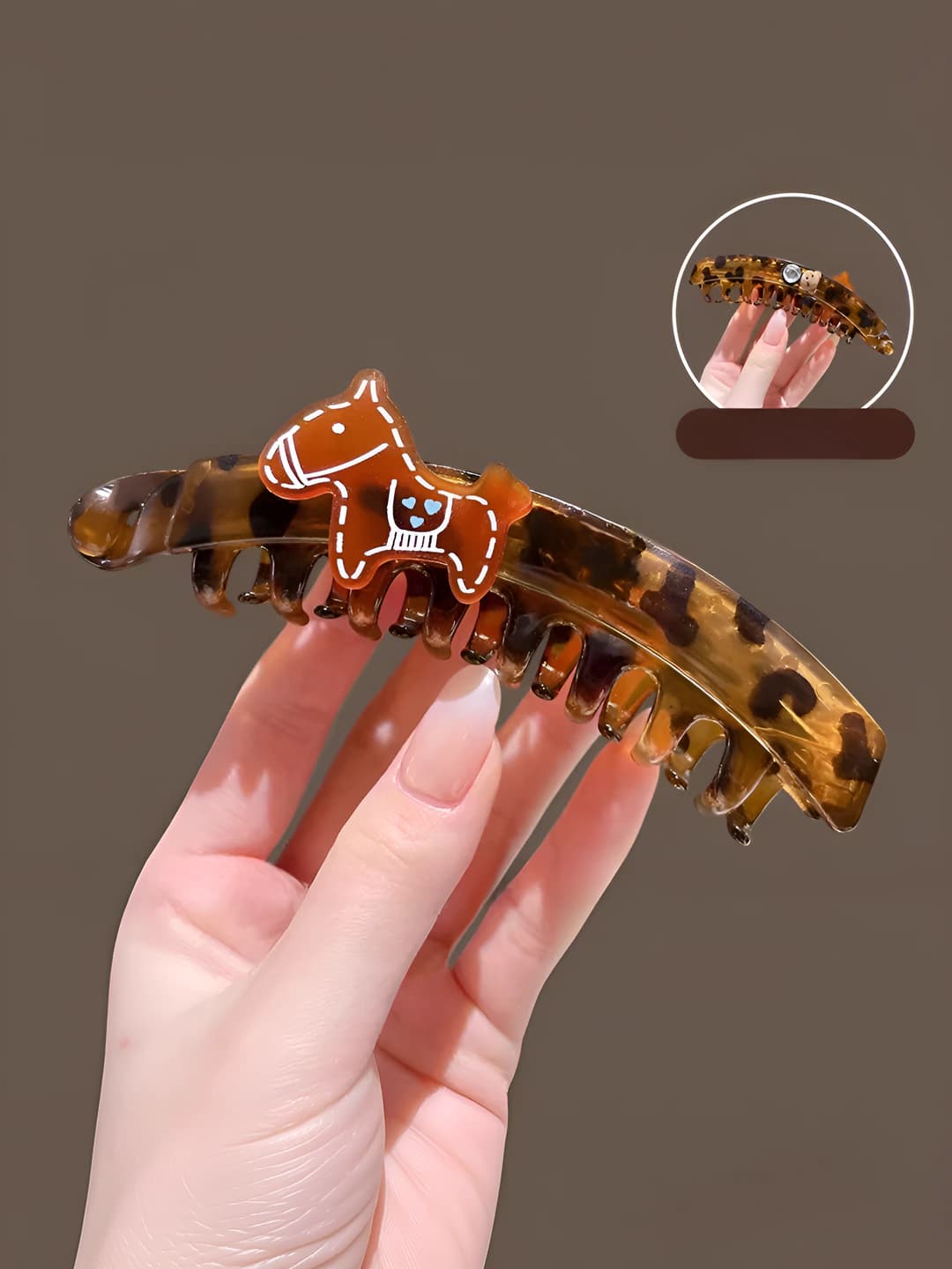 AB tomoni kofe rangli leopard otlar banan qisqichbaqa ~13 sm