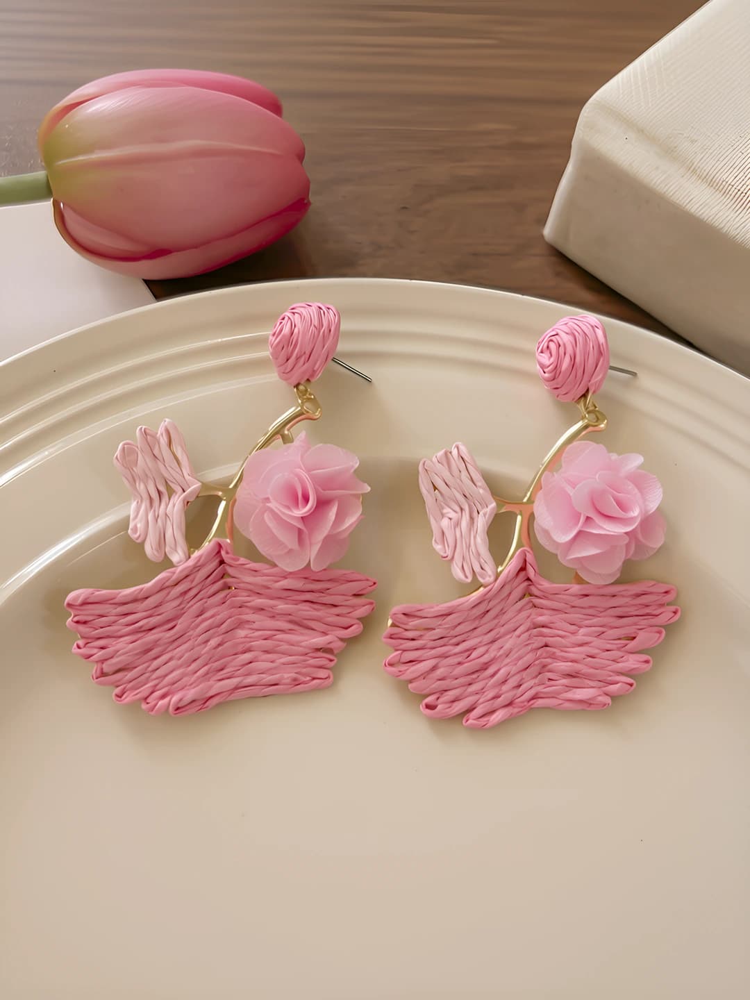 Pink, ginkgo, ~6.3 cm