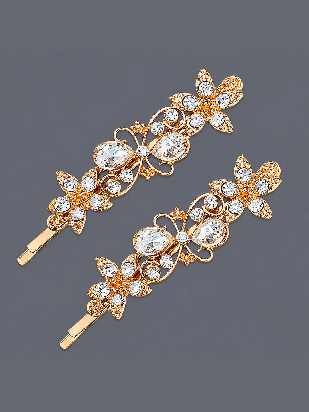Butterfly floral clip