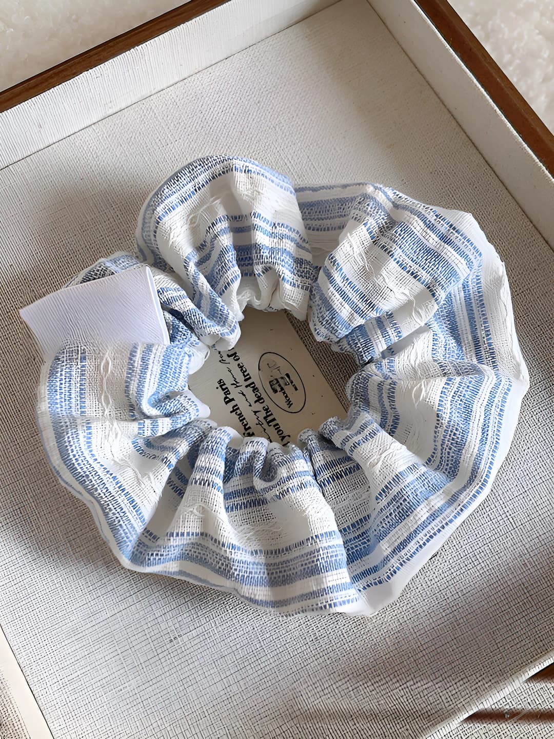 5# Sea salt, striped, blue-white