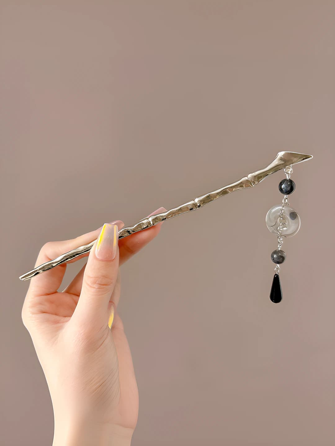 65# Bamboo ring hairpin