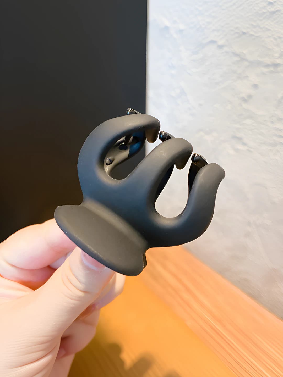 Matte black large 5 cm