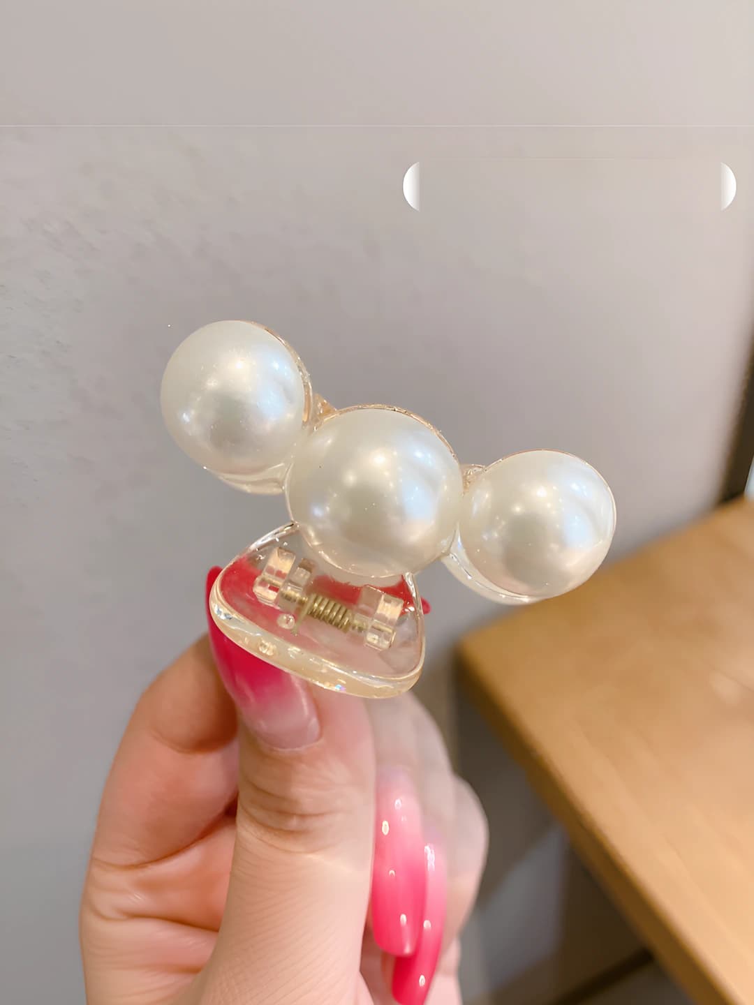 3 pearl small clip 5cm
