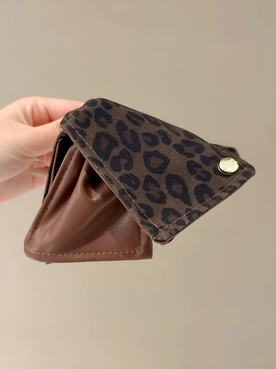 3# Leopard two-tone clip ~13 cm