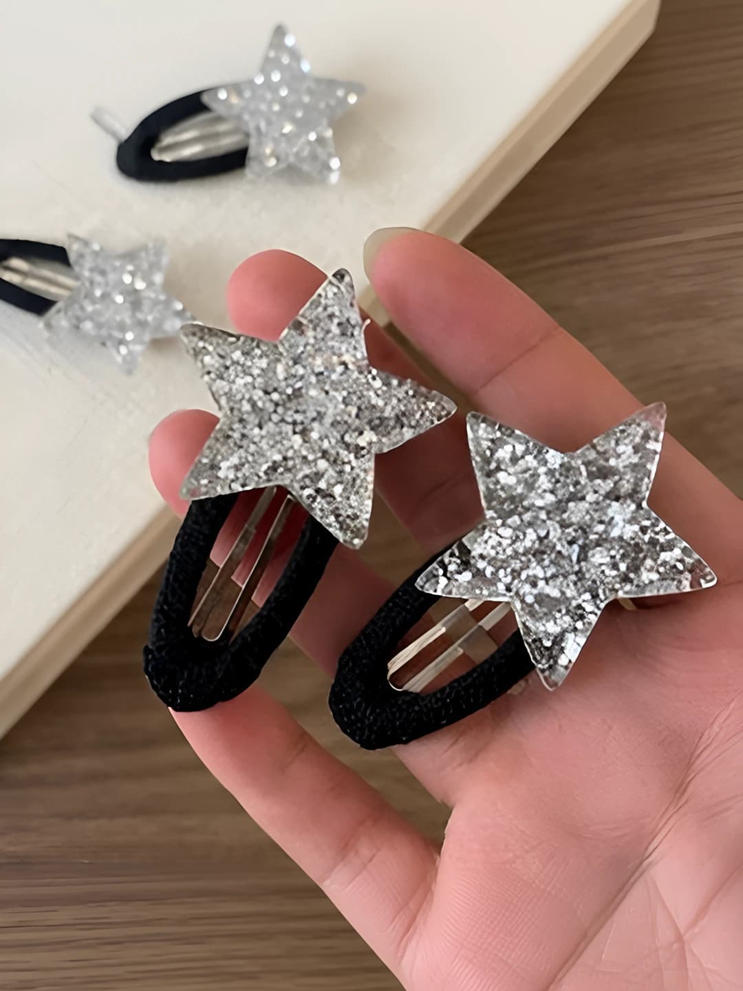 Star BB clip (2 pcs) ~6.5 cm