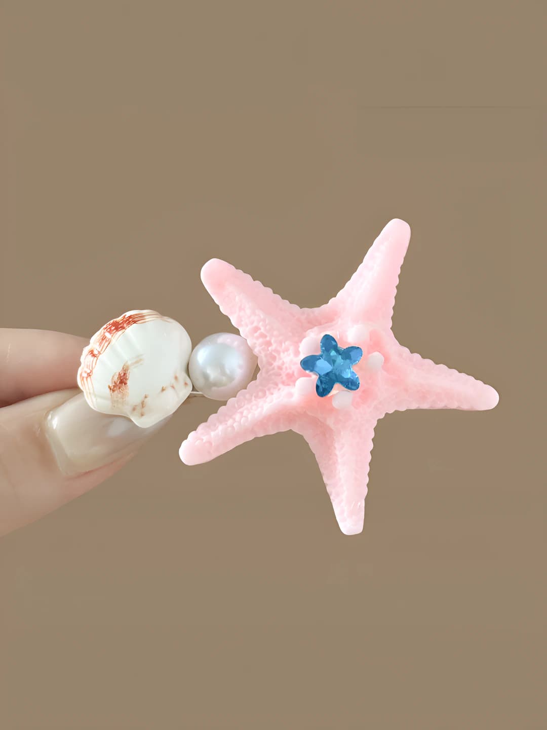 4# Pink starfish, 5.5 cm