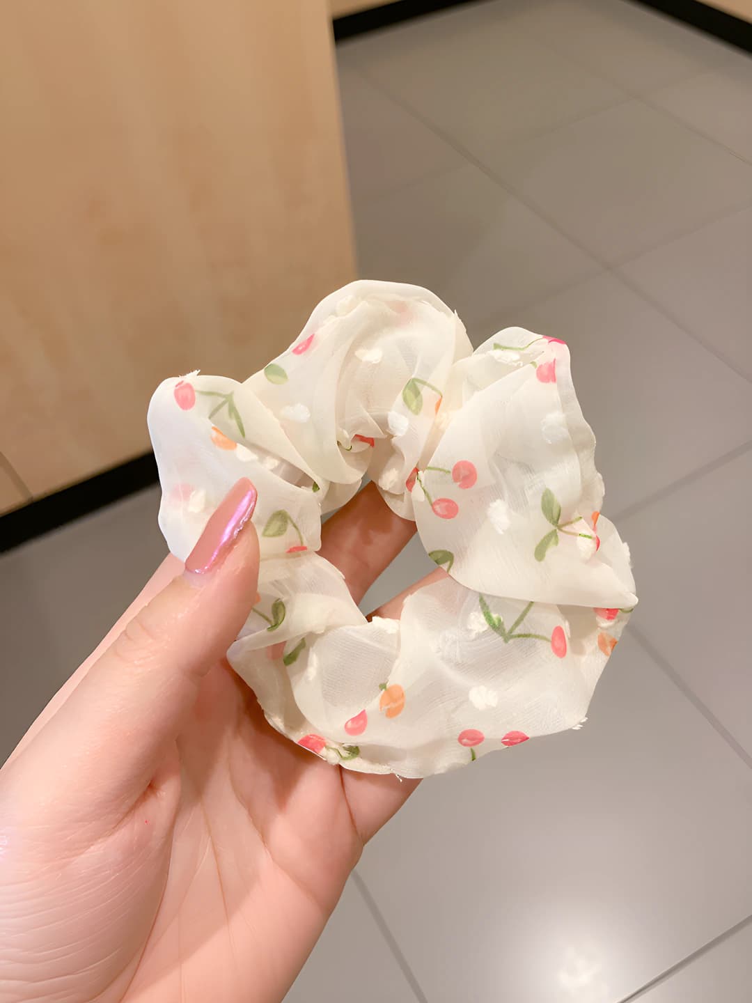 1# Бежевая вишня, 9 см