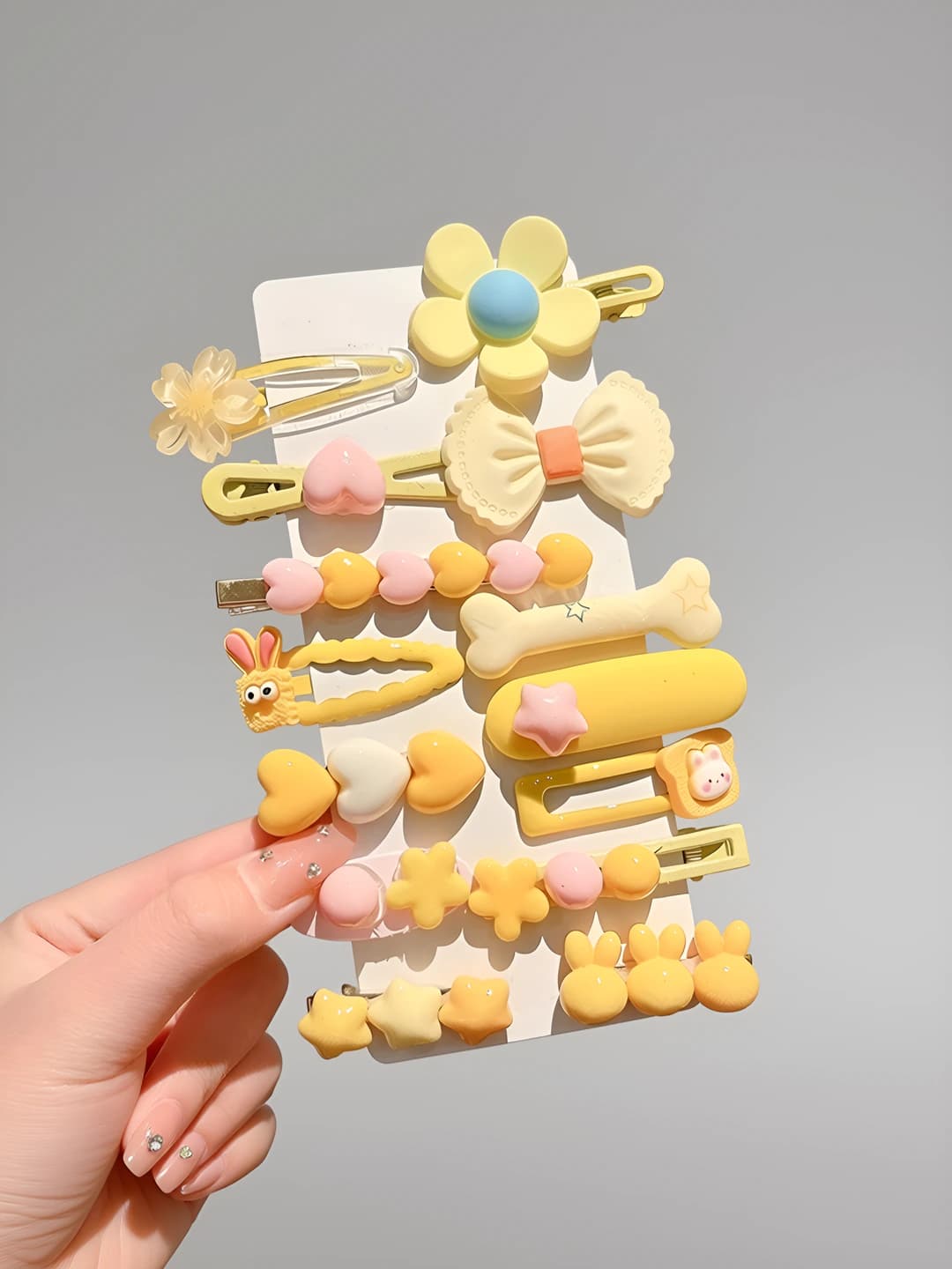 10# Yellow stars kids, 14 pcs, soft