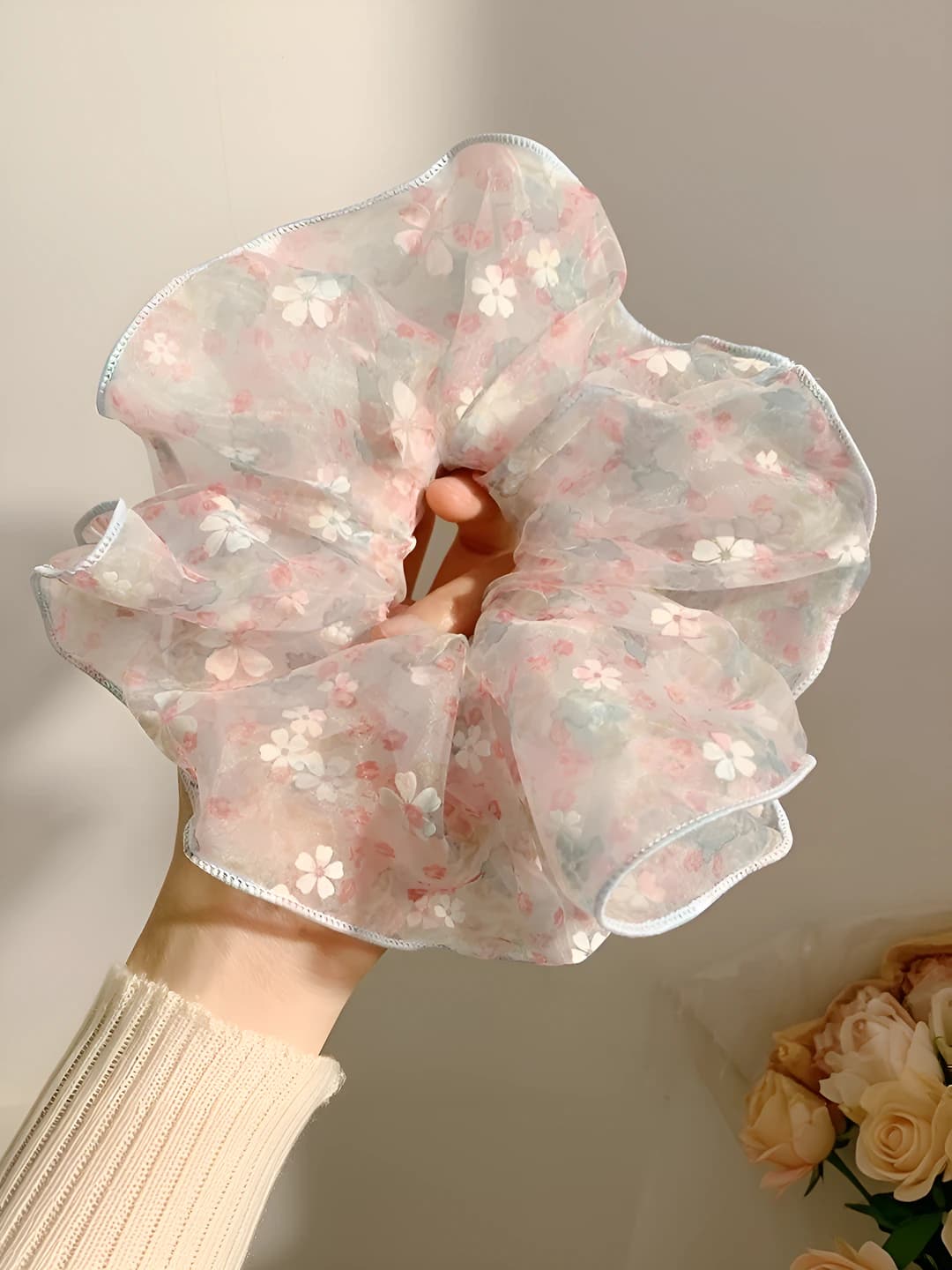 Pink floral, 15 cm