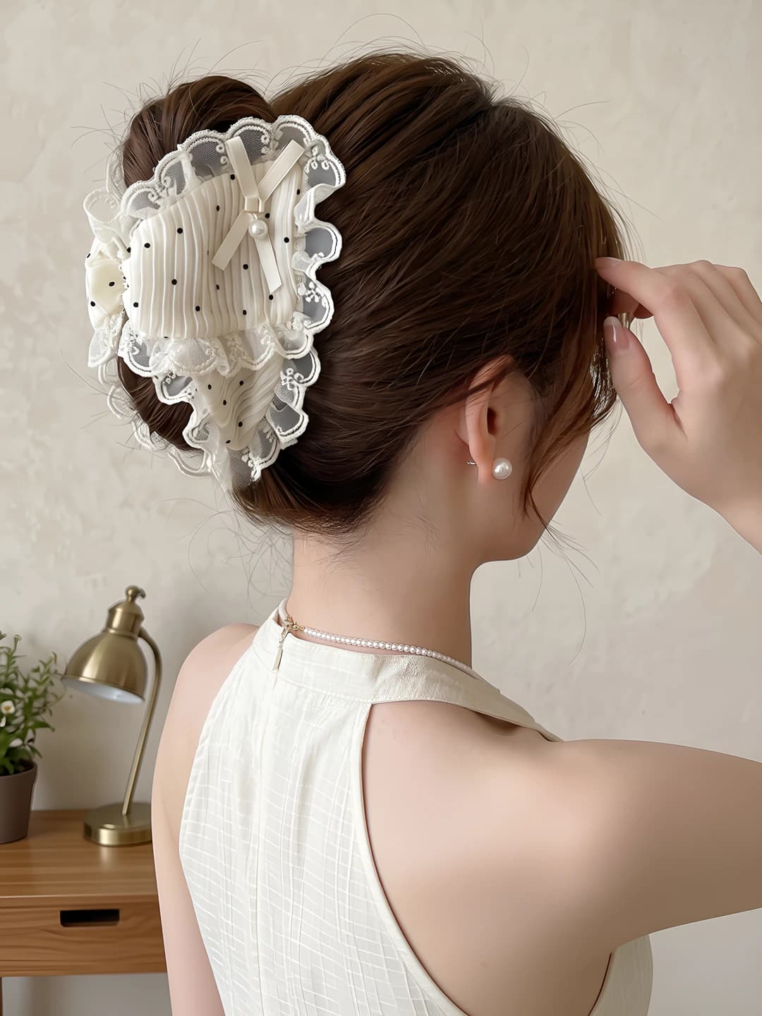 4# Tulle triangle clip ~13 cm