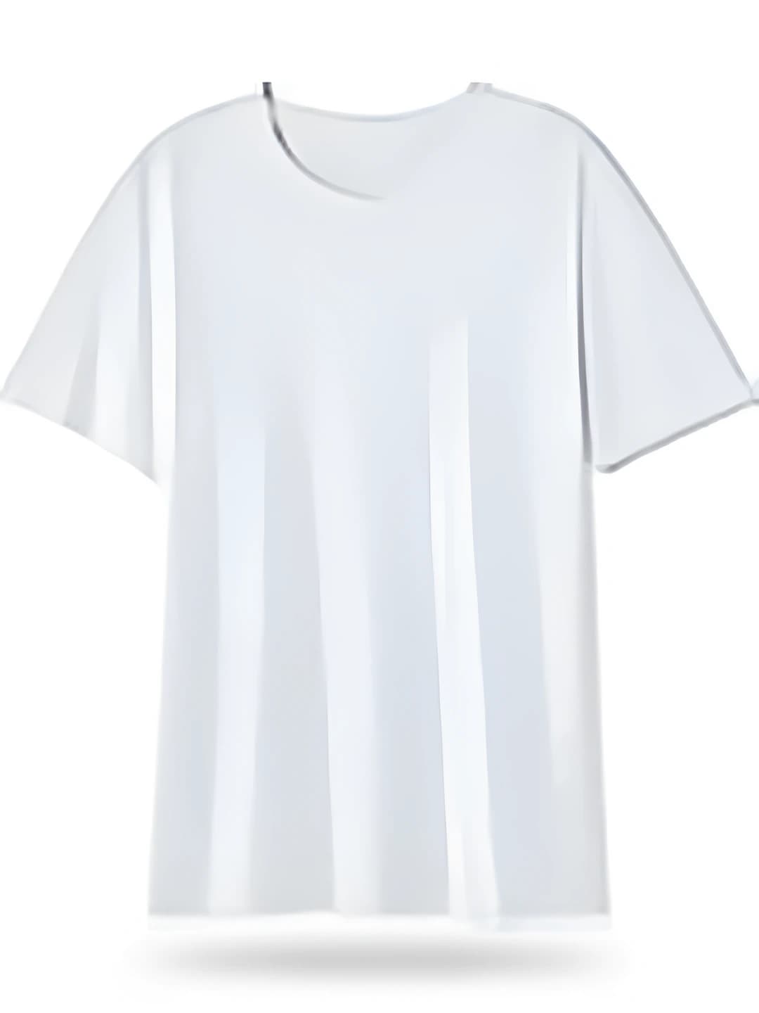 Short T white