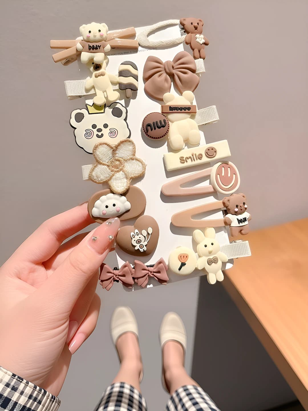 12# Кофейный бантик 14 шт