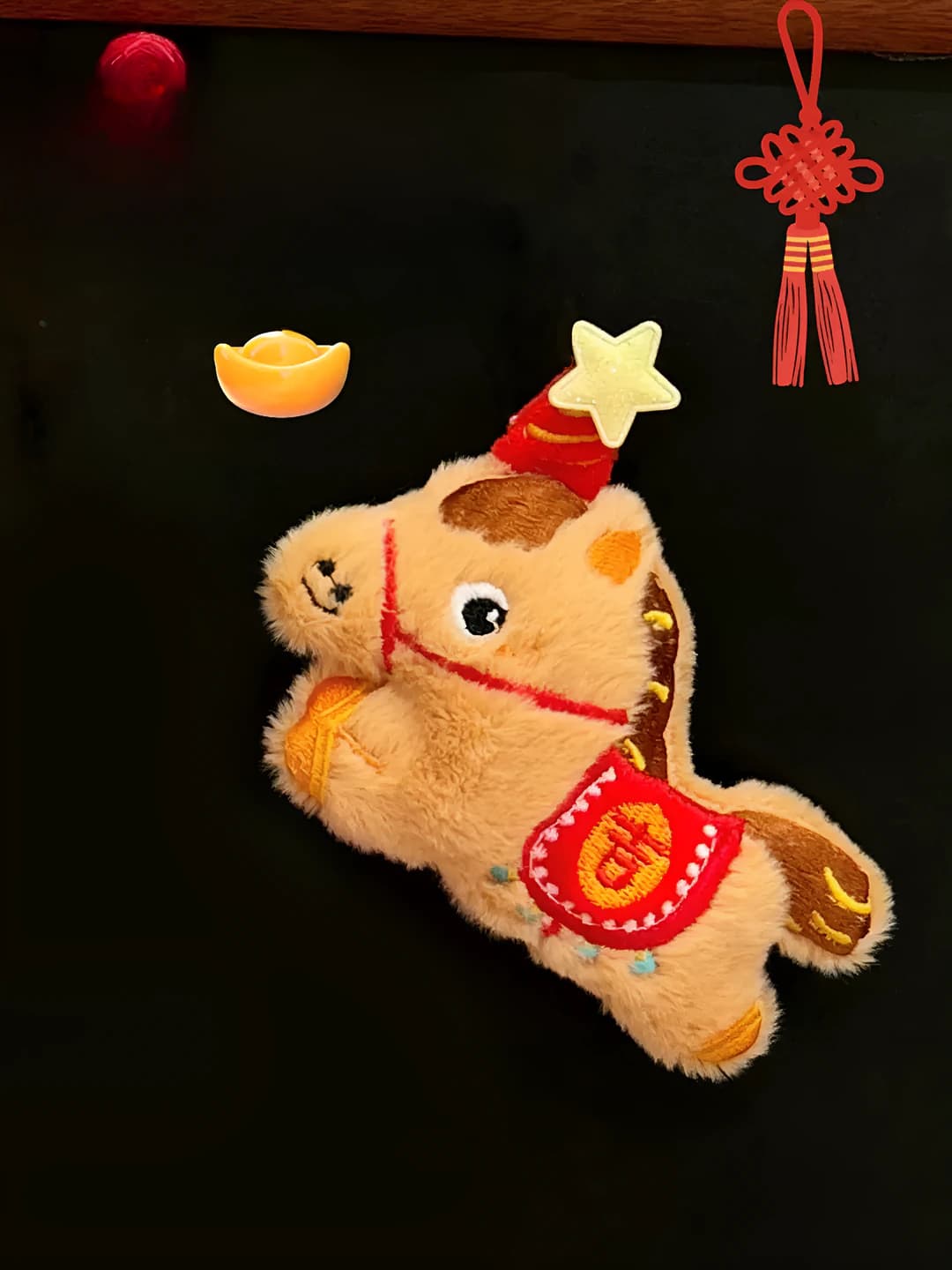 Светлый кофе маленький конь
