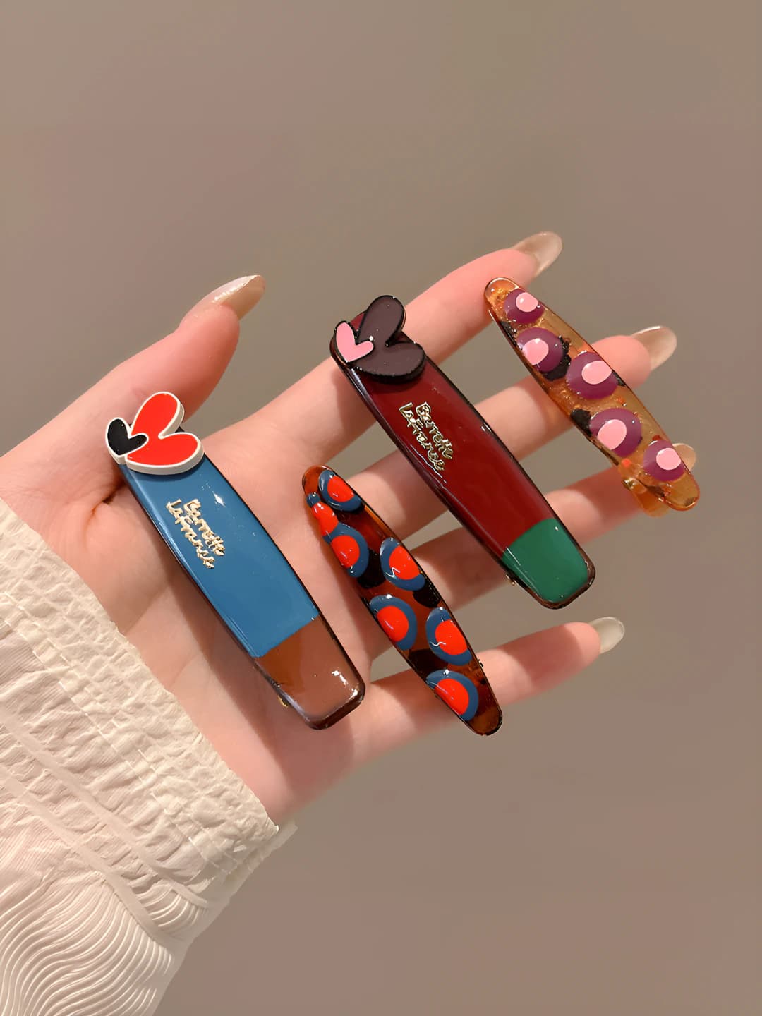 Acetate multicolour, 4 pcs