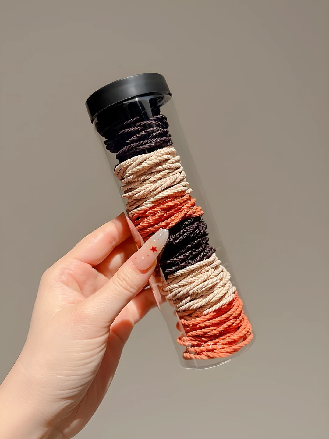 8# red-coffee 100 pcs in jar