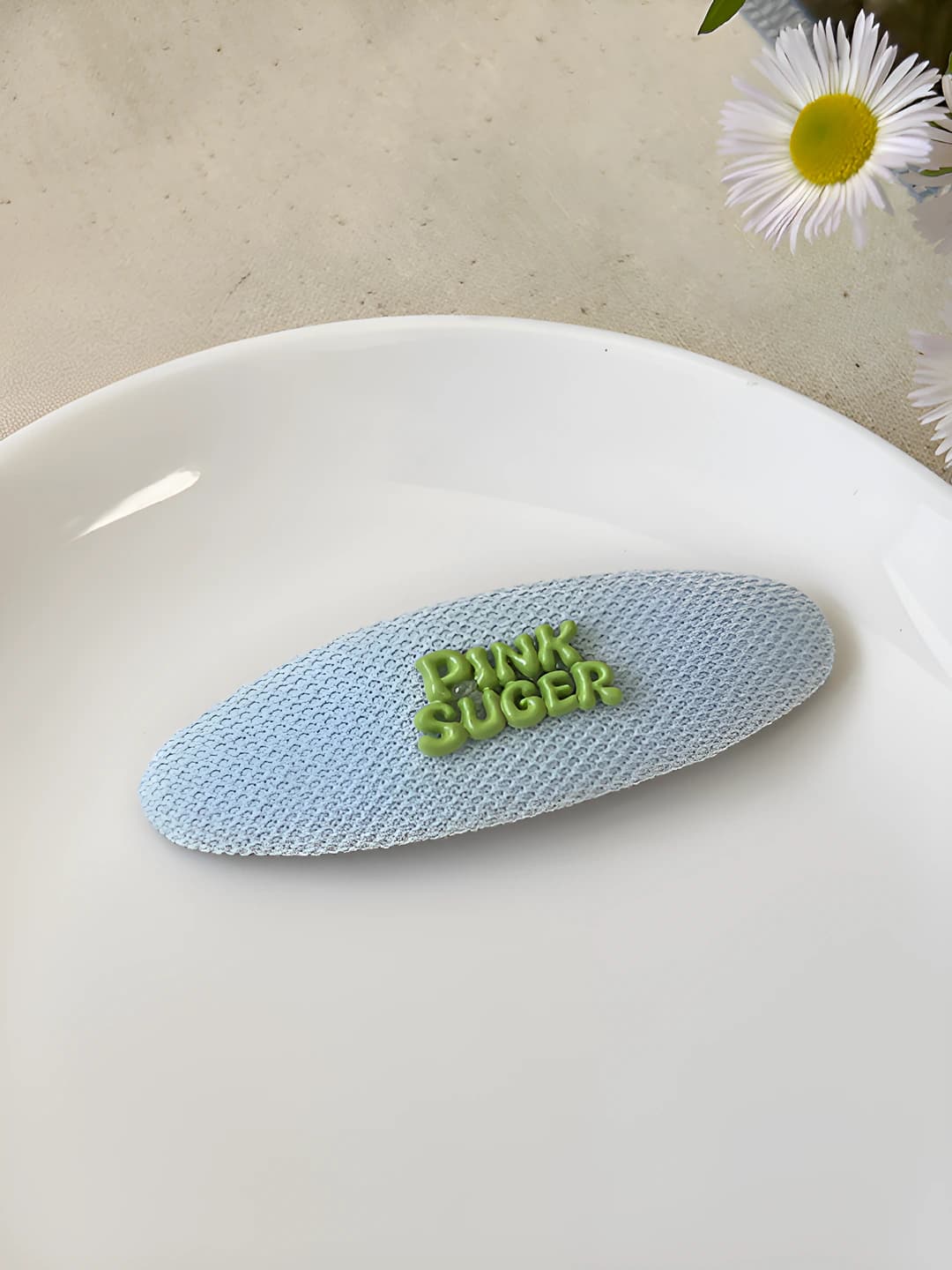 Blue letter clip