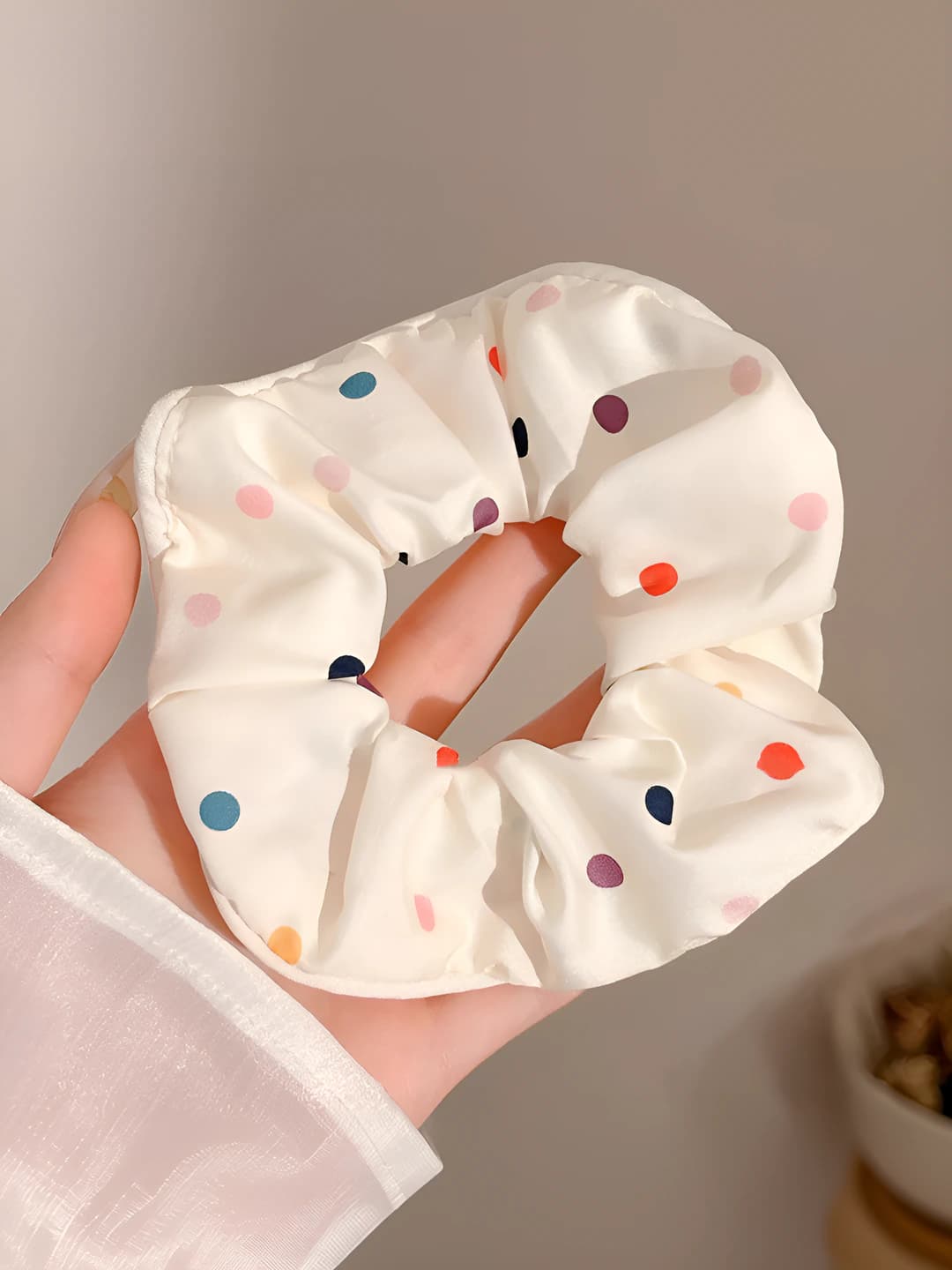 3# Multicolour polka dot - ~11 cm