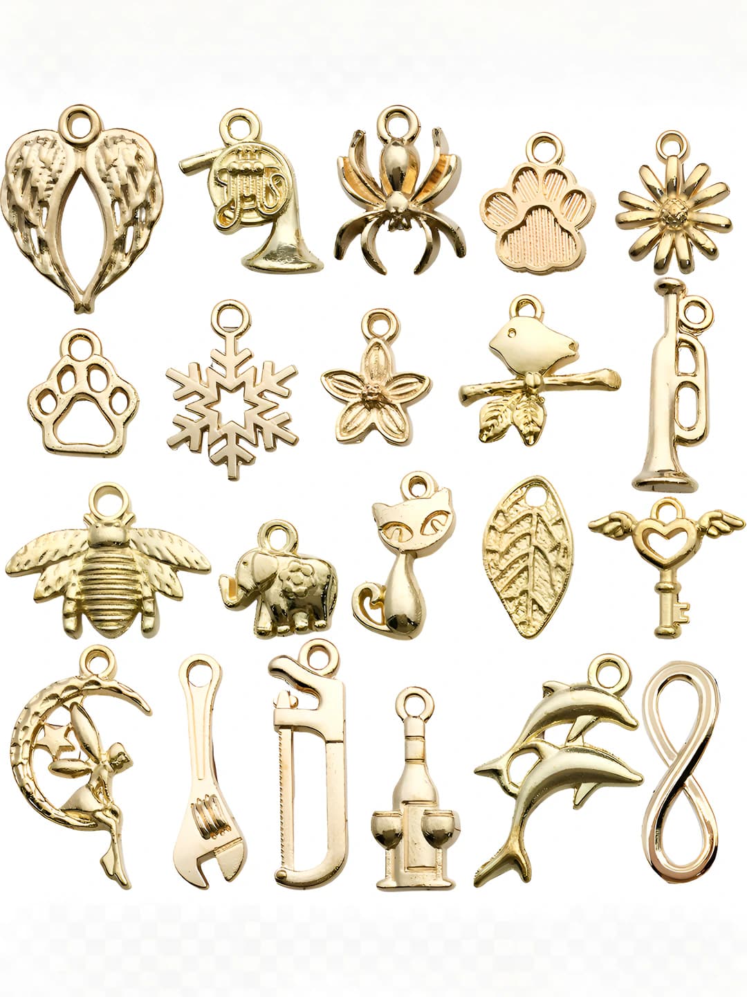 Mixed 21 variants KC gold set-21 variants 1 pc each-20g-SN600