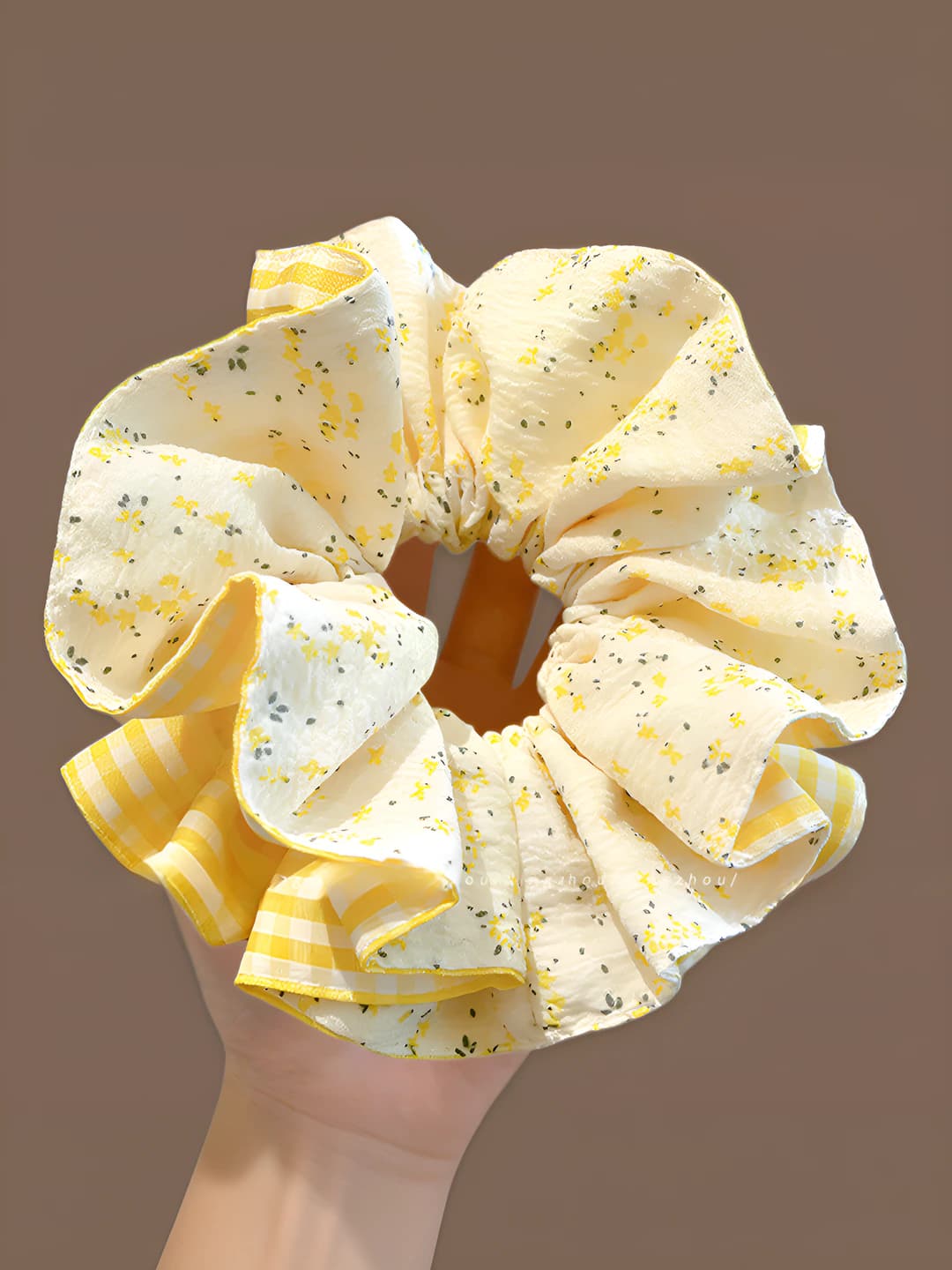 4# Yellow floral small waist ~13 cm