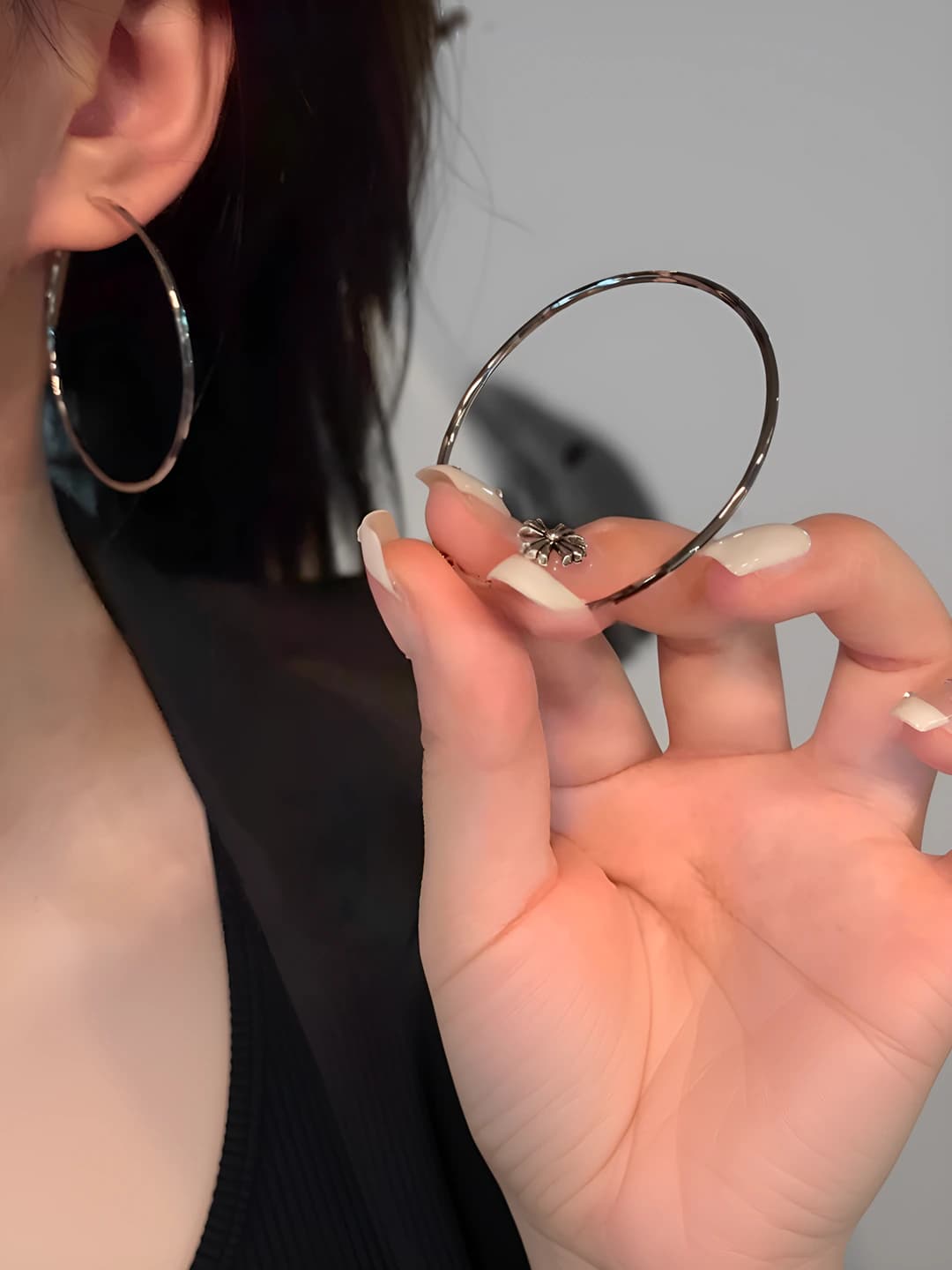 6# Простое кольцо 6cm - Клипса
