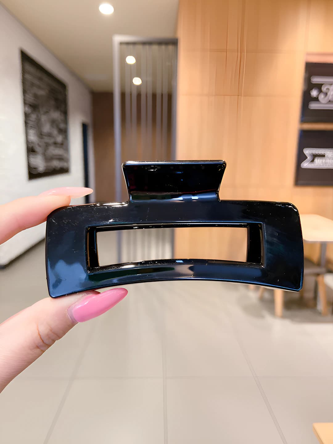 8# Black large square 10cm