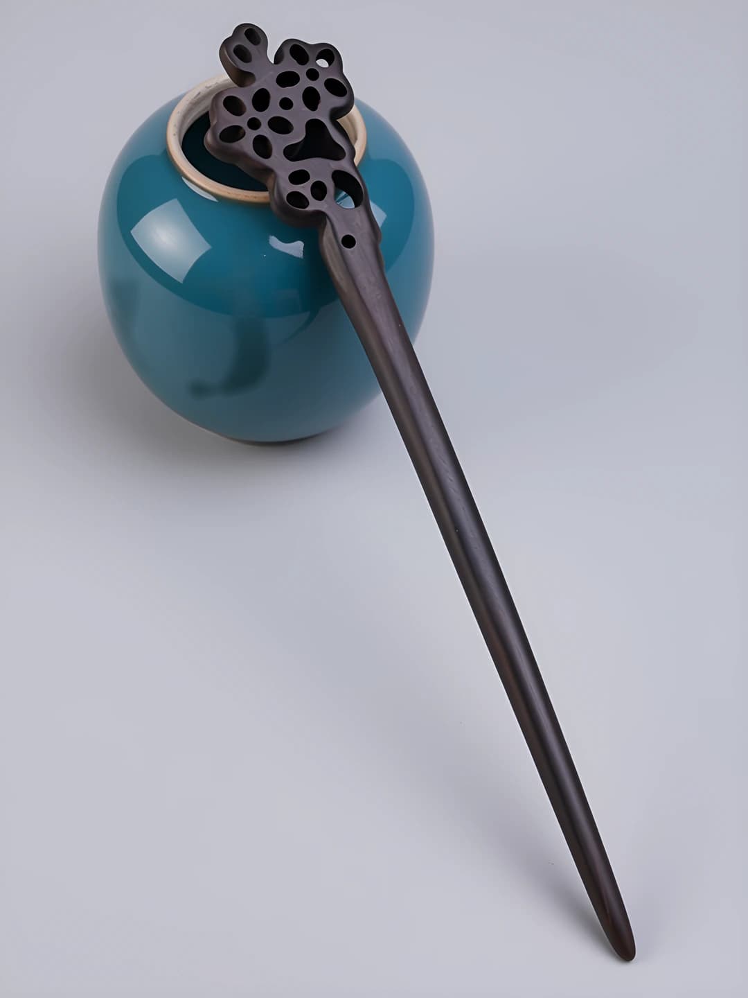 Black ebony flowers 18 cm